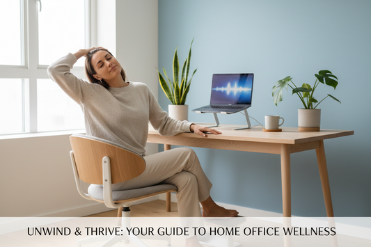 Nackenverspannung im Homeoffice durch falsche Sitzhaltung am Arbeitsplatz