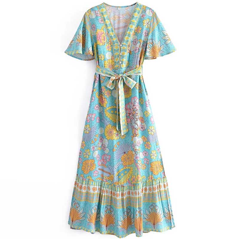 Boho Icon Resort Dress – 70s Spirit