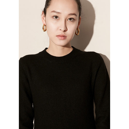 ✨ IVOJA 18K Gold U-Form Creolen – elegante Damenohrringe