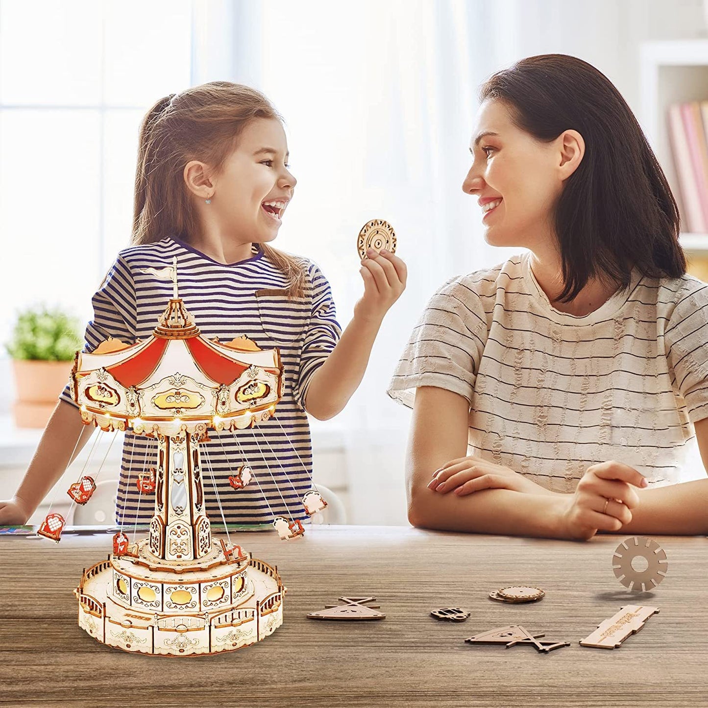 Magic Swing – Musikbox-Karussell aus Holz mit Bewegung (DIY)