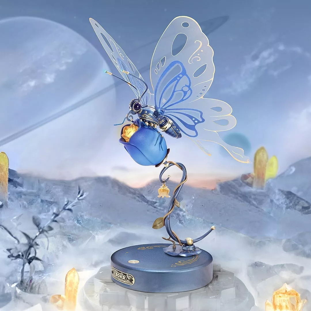 IVOJA Starry Butterfly – mechanisches 3D Puzzle mit Licht & Bewegung