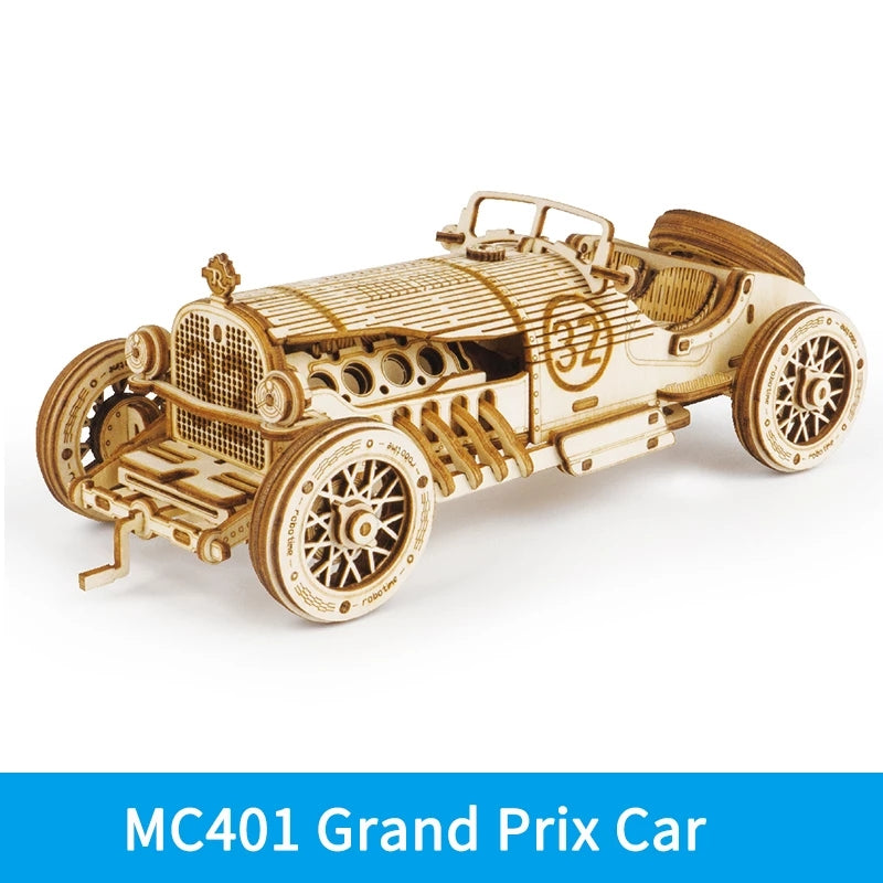 IVOJA Steam Train Model – mechanisches 3D Holz Puzzle Lokomotive