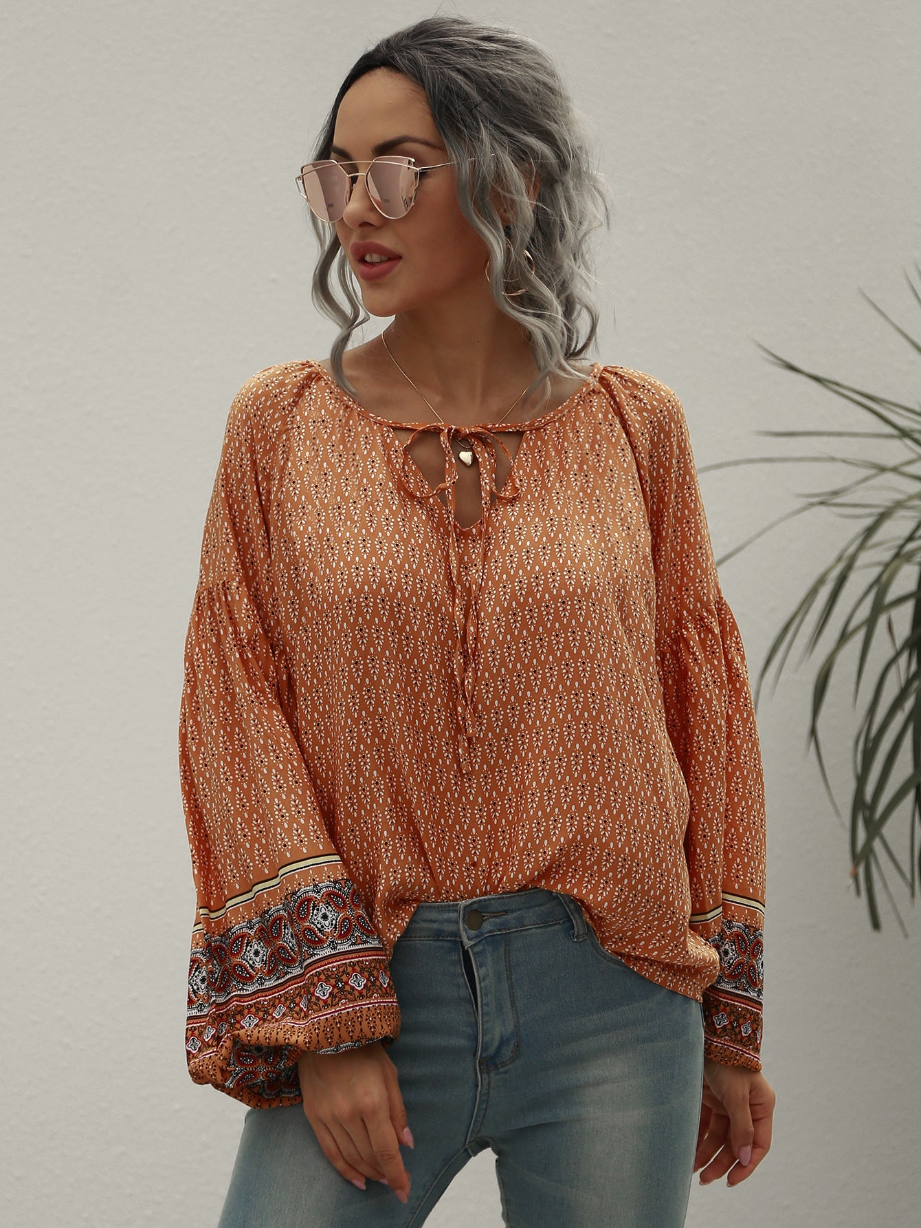 70s Folk Boho Blouse – Vintage Spirit