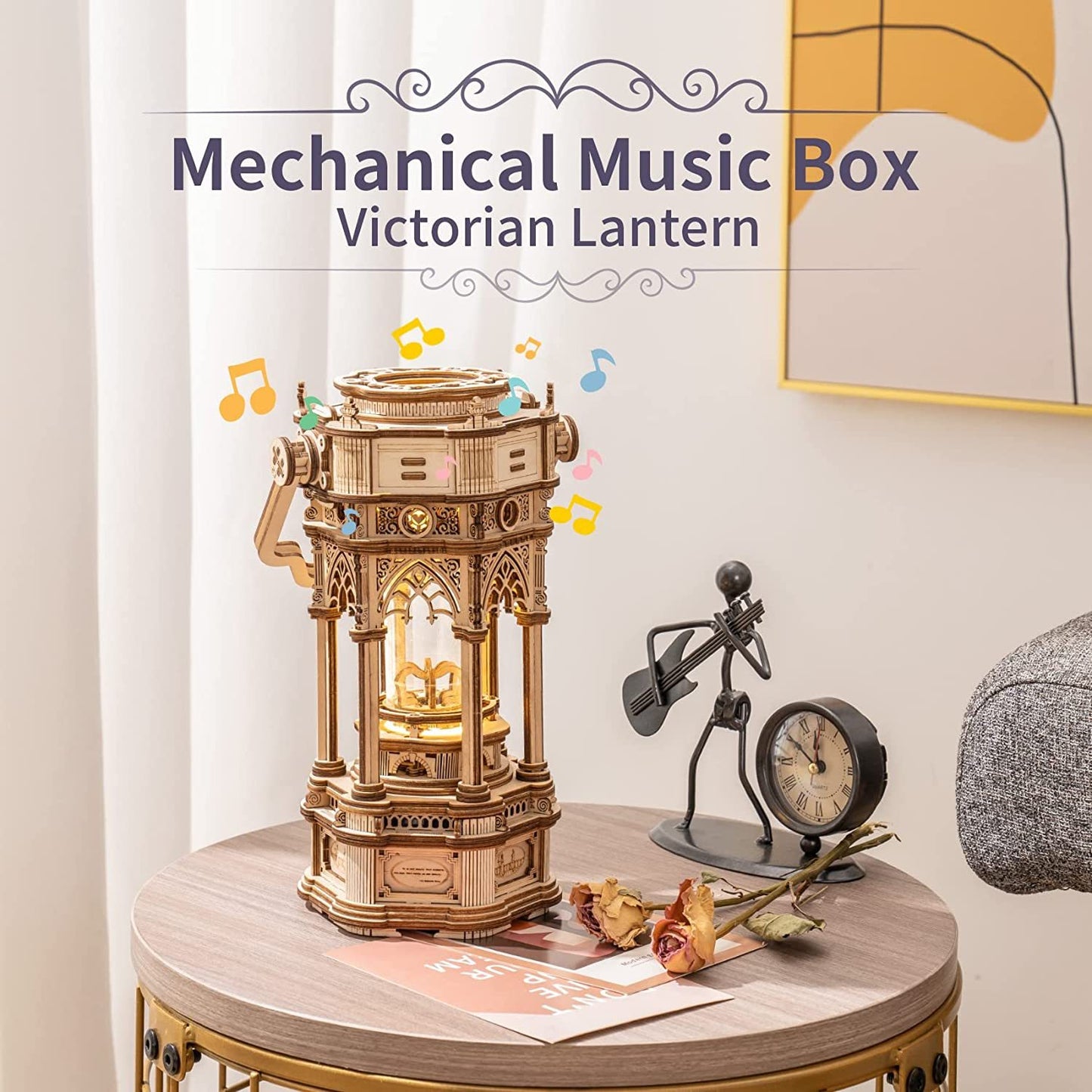 Victorian Lantern – Magische Holz-Musikbox mit Licht & Bewegung (DIY)