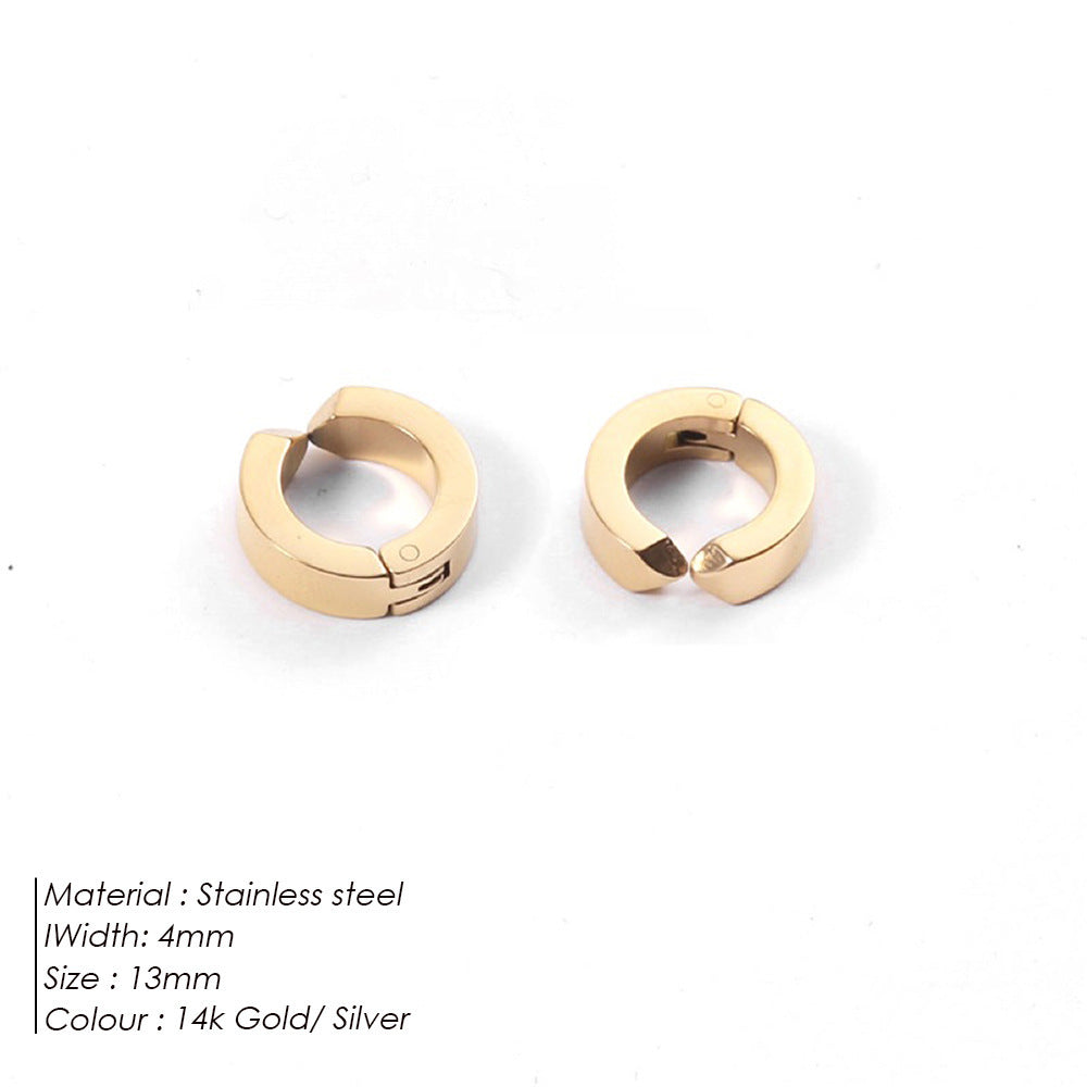 IVOJA Glow Earrings – elegante Edelstahl-Ohrringe in Gold & Silber