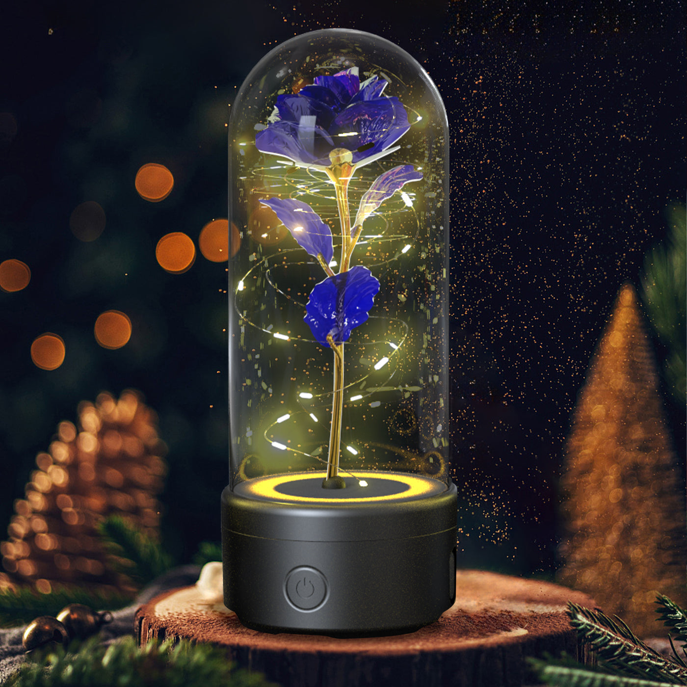 LED Rose im Glas – Romantische Lampe & Geschenk Mood Light