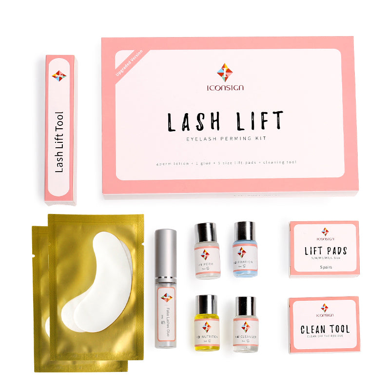 ICONSIGN Lash Lift Upgrade Kit – Wimpernlifting für zu Hause (Upgrade Version)