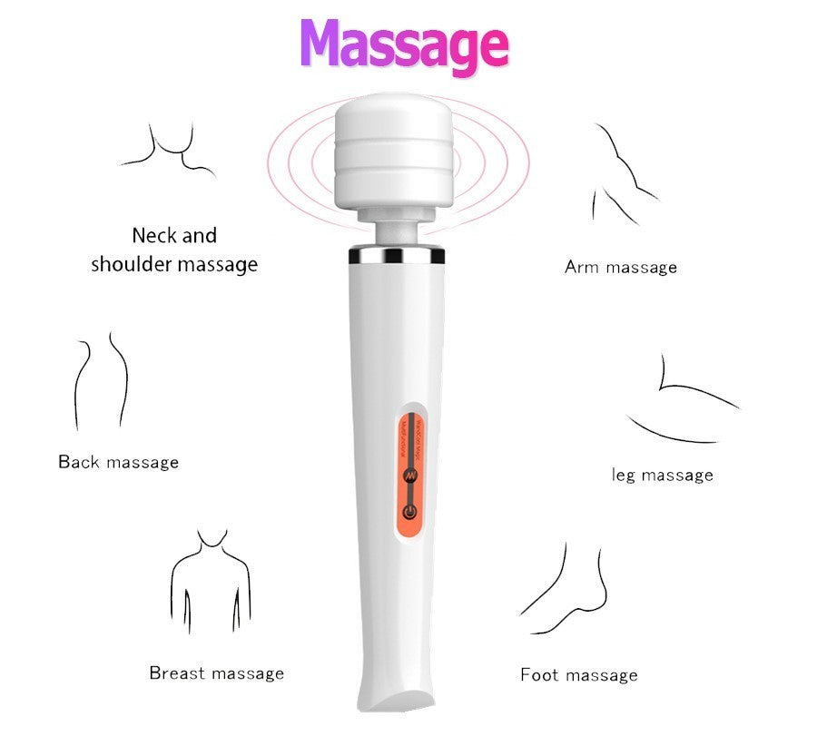 IVOJA Magic Wand – 10-Speed Körpermassager mit USB-Ladung