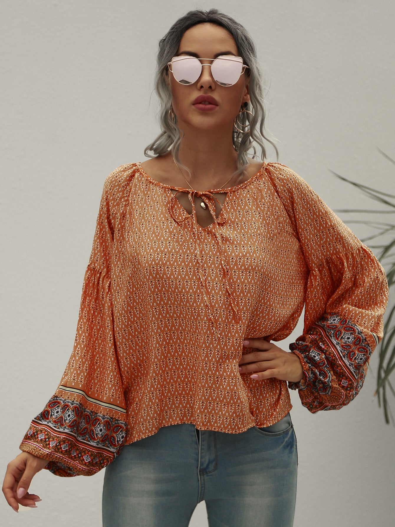 70s Folk Boho Blouse – Vintage Spirit