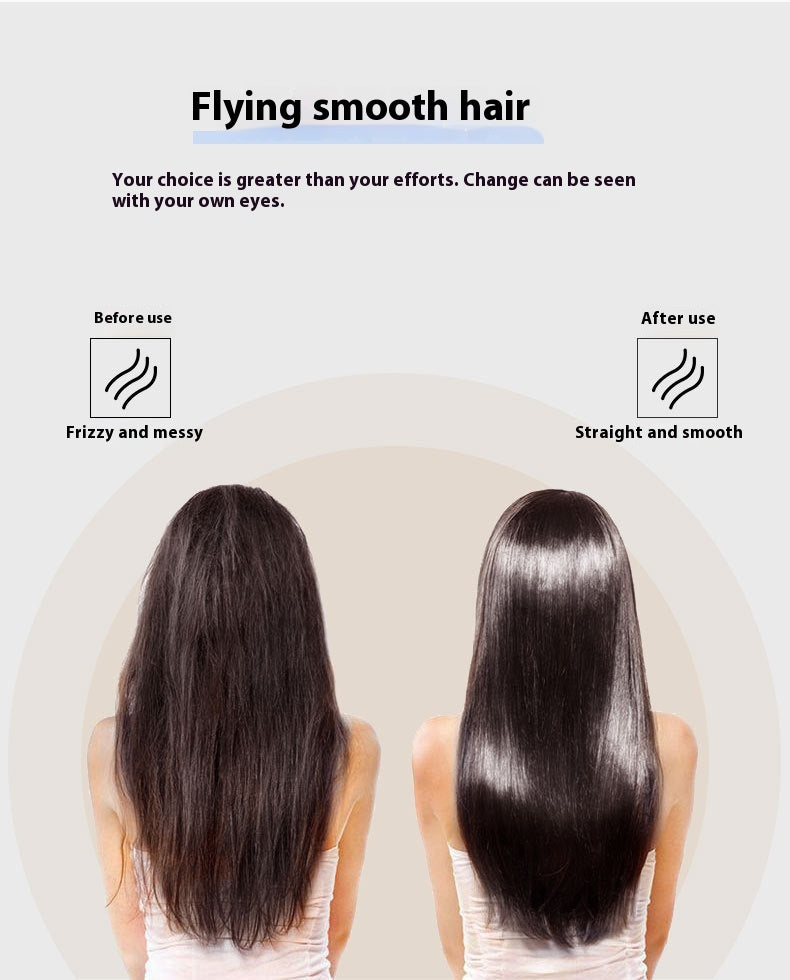 Kabellose Glättbürste – Sanftes Glätten für unterwegs