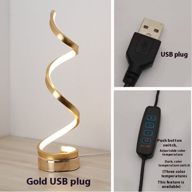 Design-Stimmungslicht „Golden Flow“ – sanftes Licht für ruhige Abende
