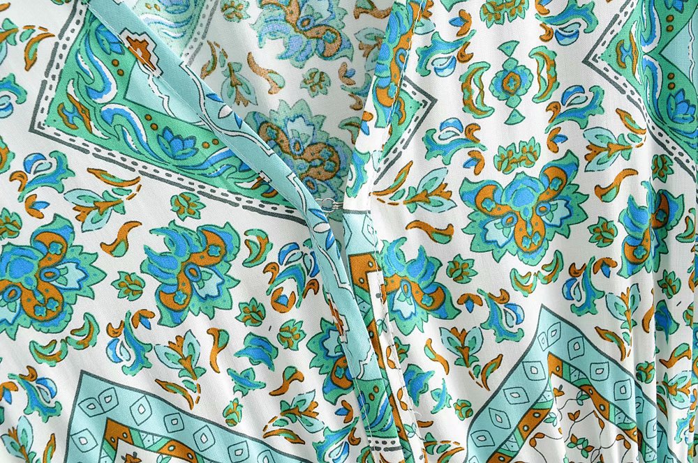 Boho Maxi Dress – 70s Floral Spirit