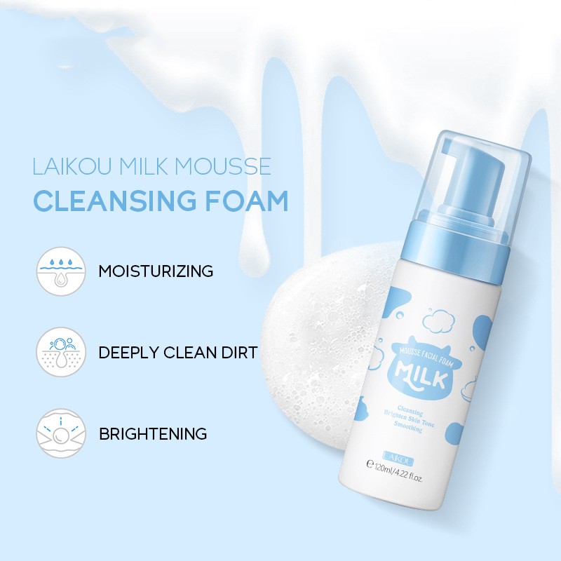 IVOJA Pure Glow Cleanser – porentief reinigender Gesichtsschaum mit Hyaluronsäure (120 ml)