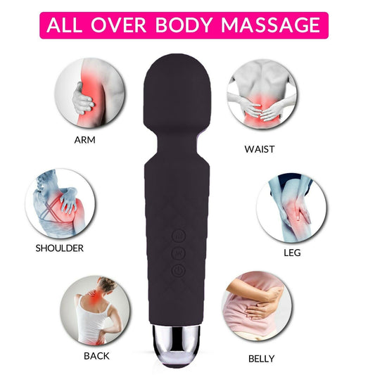 IVOJA PowerWave – 20-Speed Massage Wand für Körper & Sinnesentspannung