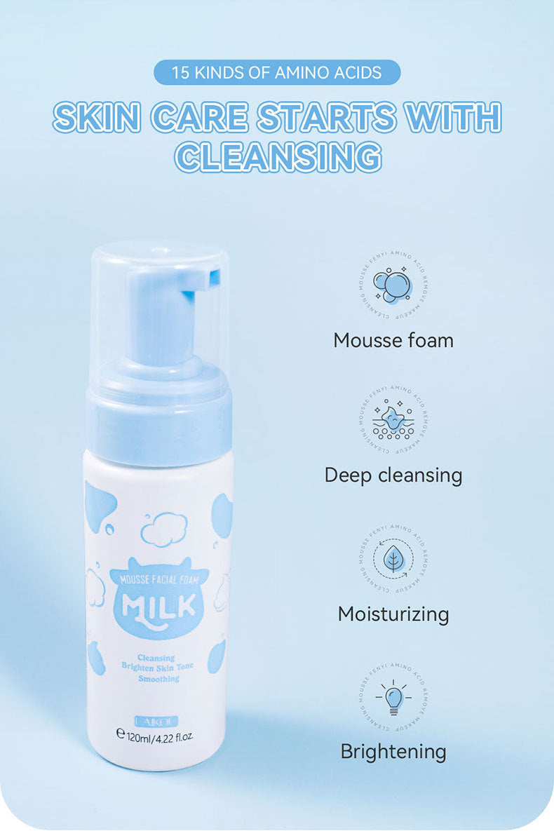IVOJA Pure Glow Cleanser – porentief reinigender Gesichtsschaum mit Hyaluronsäure (120 ml)