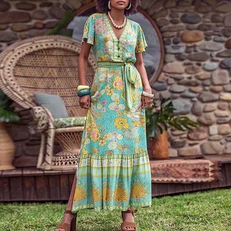 Boho Icon Resort Dress – 70s Spirit