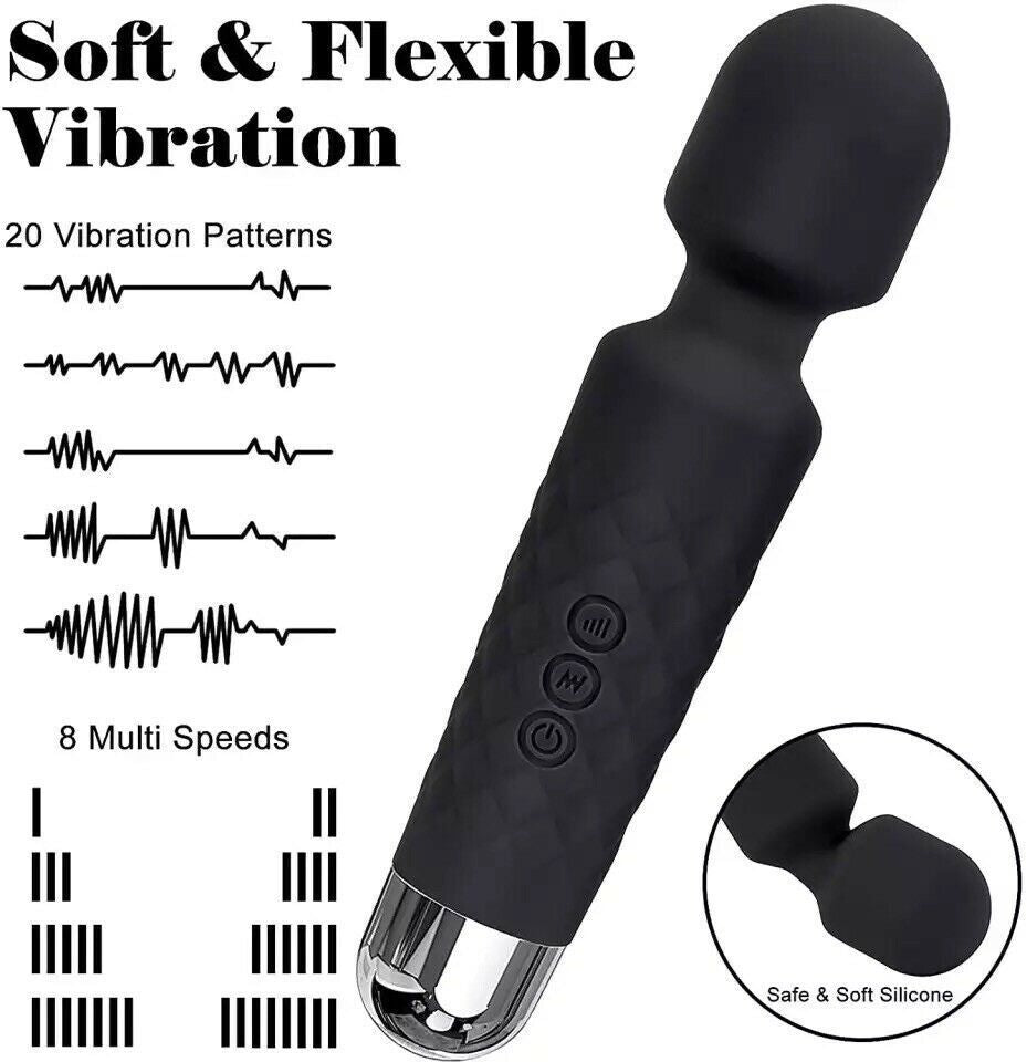 IVOJA PowerWave – 20-Speed Massage Wand für Körper & Sinnesentspannung