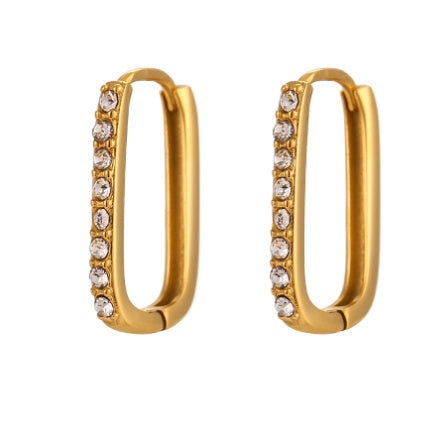 ✨ IVOJA Maya Gold Hoop Earrings – elegante Mini-Creolen