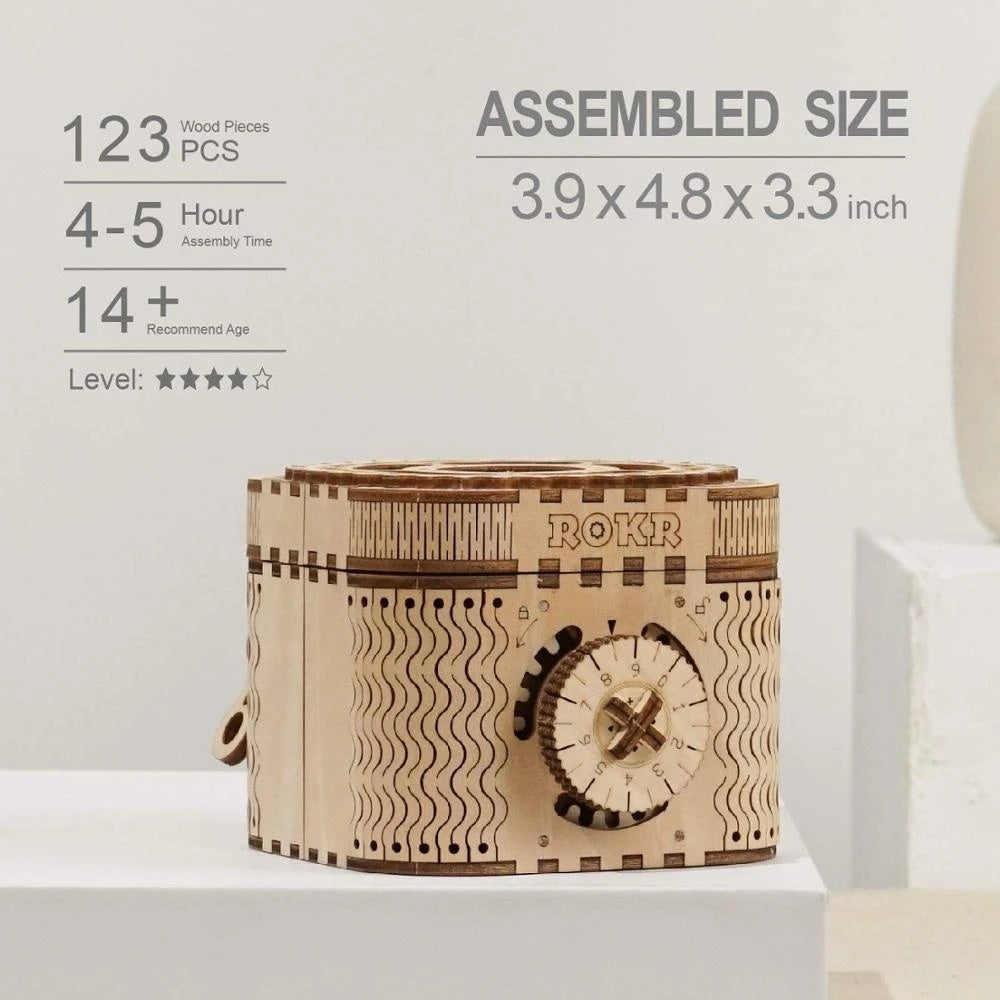 Treasure Box – Magische Holztruhe mit Geheimfach & Mechanik (DIY)