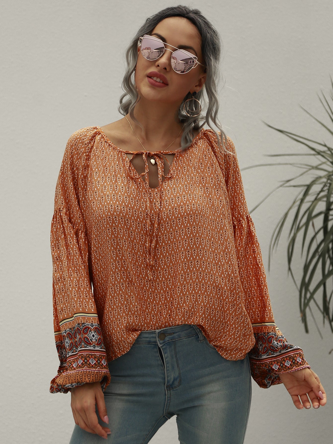 70s Folk Boho Blouse – Vintage Spirit