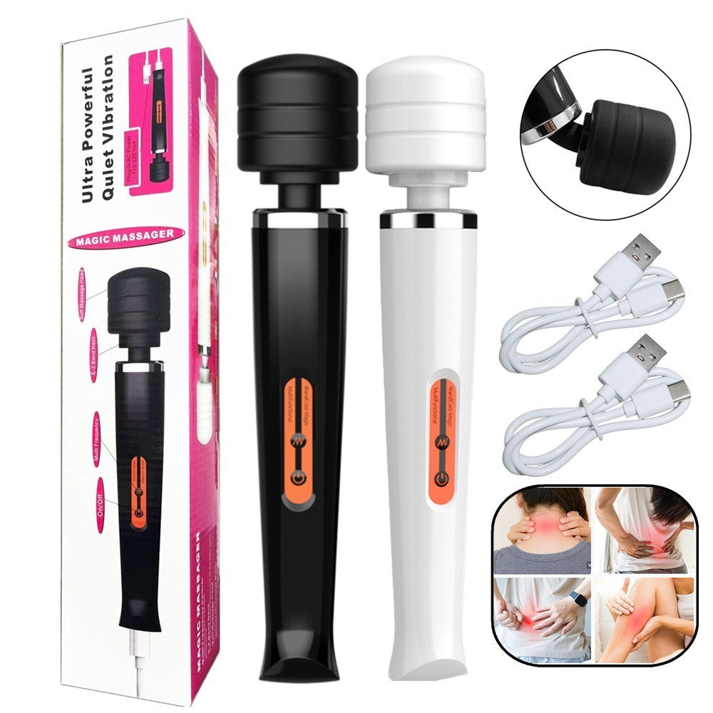 IVOJA Magic Wand – 10-Speed Körpermassager mit USB-Ladung