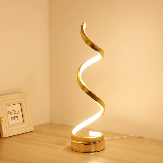Design-Stimmungslicht „Golden Flow“ – sanftes Licht für ruhige Abende