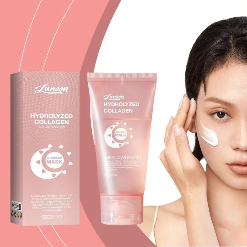 Kollagen Glow Night Mask 75ml feuchtigkeitsspendende Overnight Gesichtspflege von IVOJA